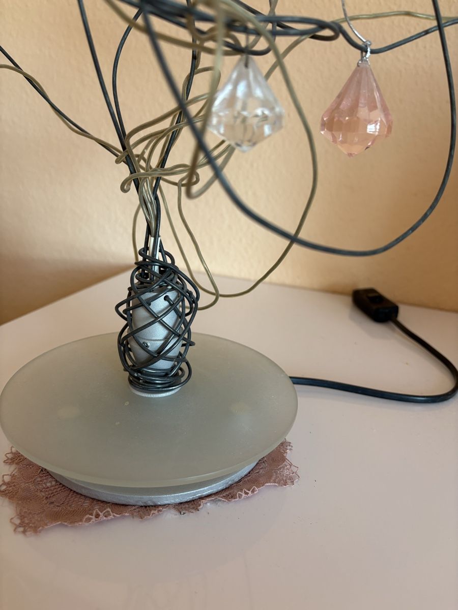 Lampade: Tischleuchte Designer Glas Metall – Usato da Grindel venduto da Rabru1107 1