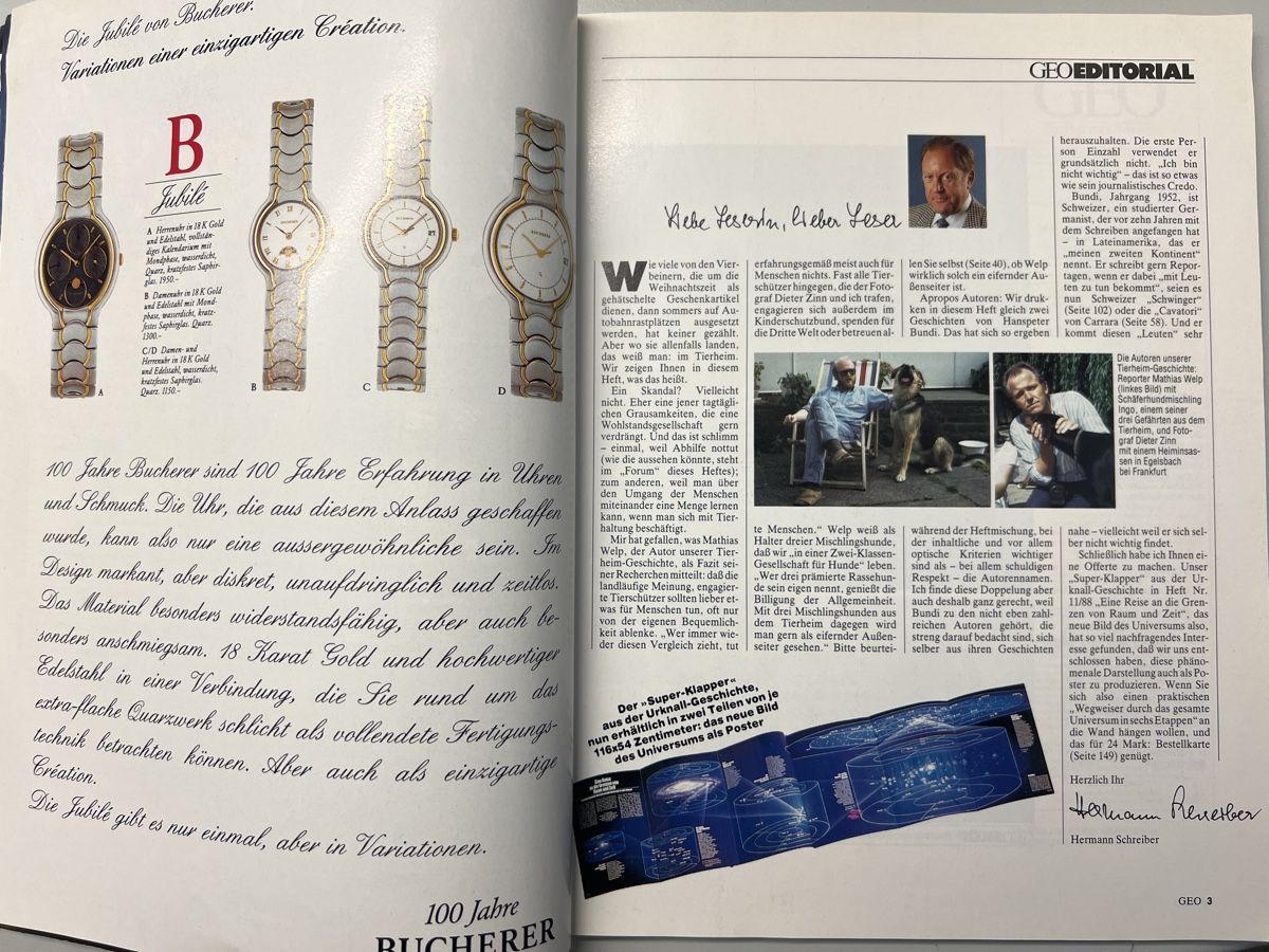 Zeitschriften & Magazine: GEO Magazin Januar 1989 – Gebraucht aus Zürich von pamleano 1