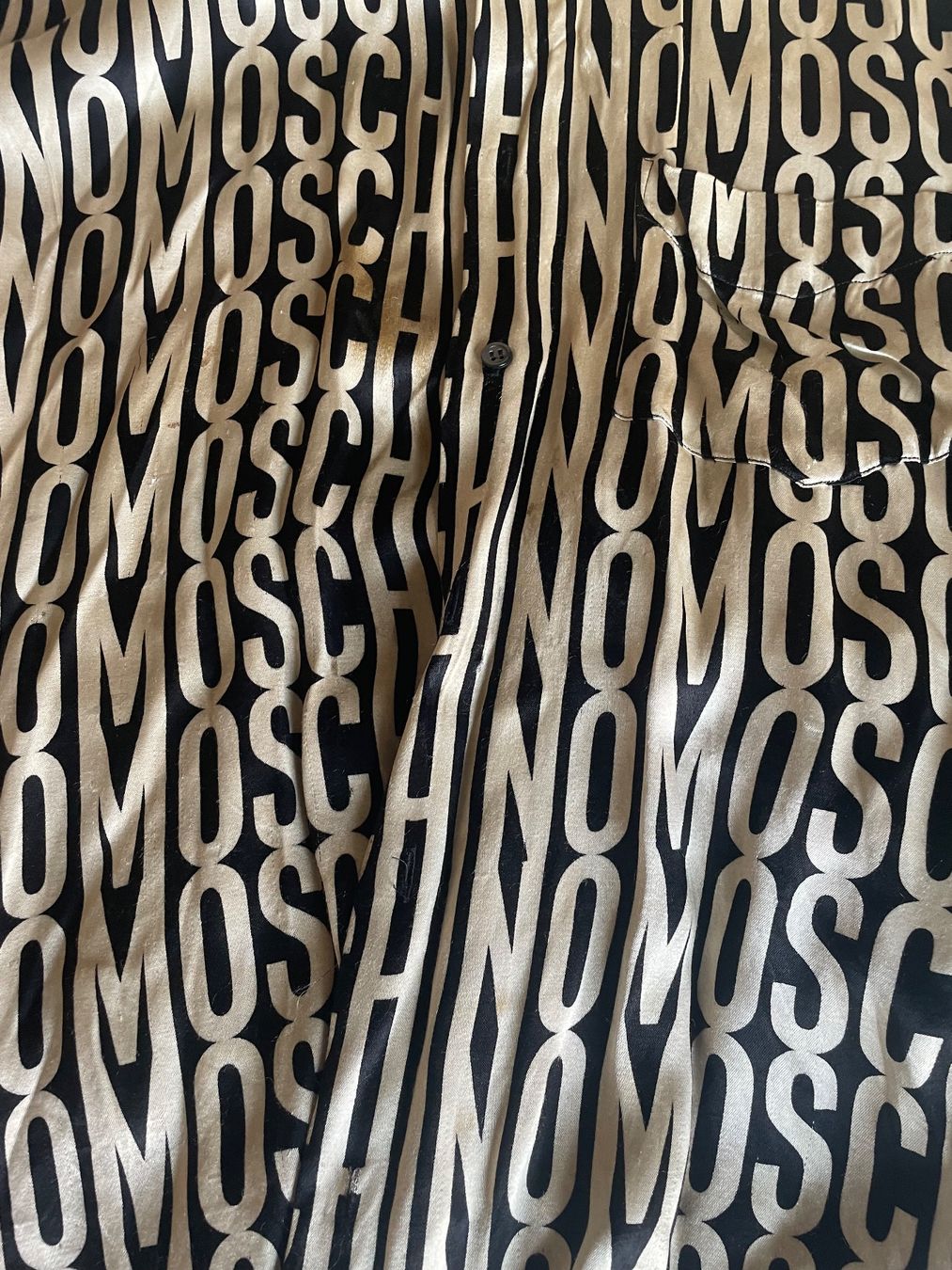 Moschino Camicie: Hemd Moschino Vintage – Difettoso da Minusio venduto da Pink222 1