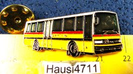 SETRA S213 UL 1990 POSTAUTO PIN GEPRÄGT 36mm LANGGGG