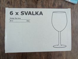 Ikea Wine Glasses x6