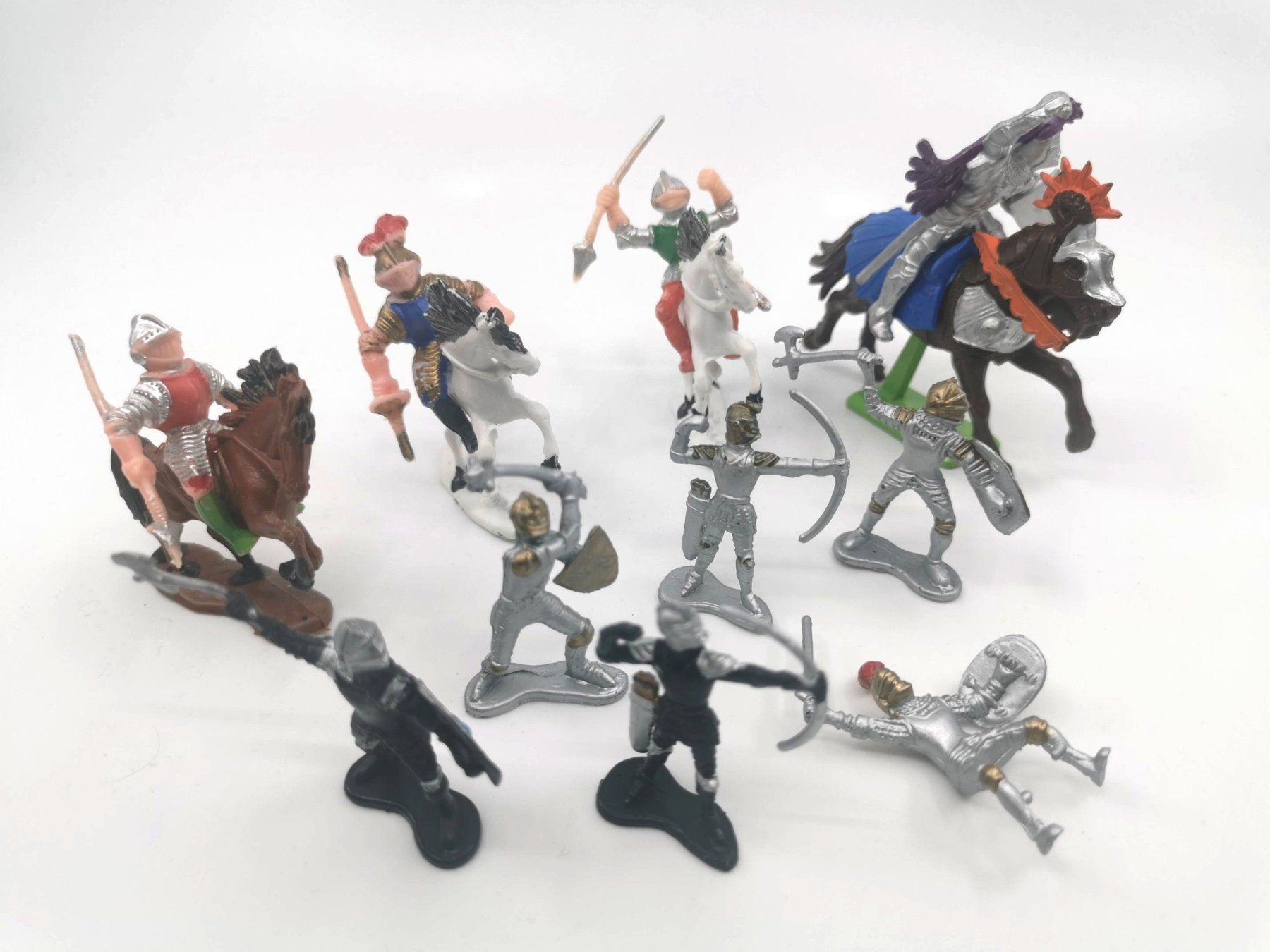 Statuette: 10 Chevaliers / Ritters Blue-box & Deetail 1971 – Usato da Lutry venduto da Brocantosaurus