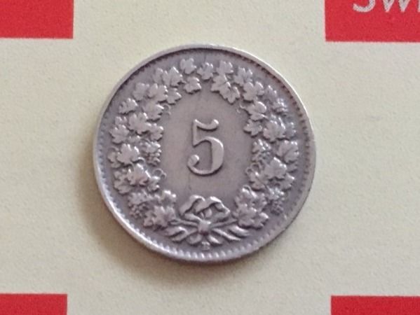 Tutti le monete: 5 Rappen 1949 -vz – Usato da Elsau venduto da herbybay 1