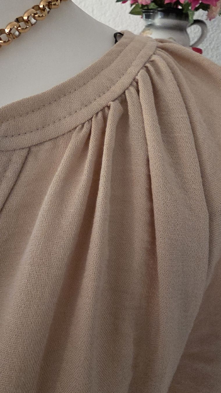 H&M Robes: Dress beige size M button-down collar long sleeve – Neuf (Voir description) à Klingnau par fairy.princess 4