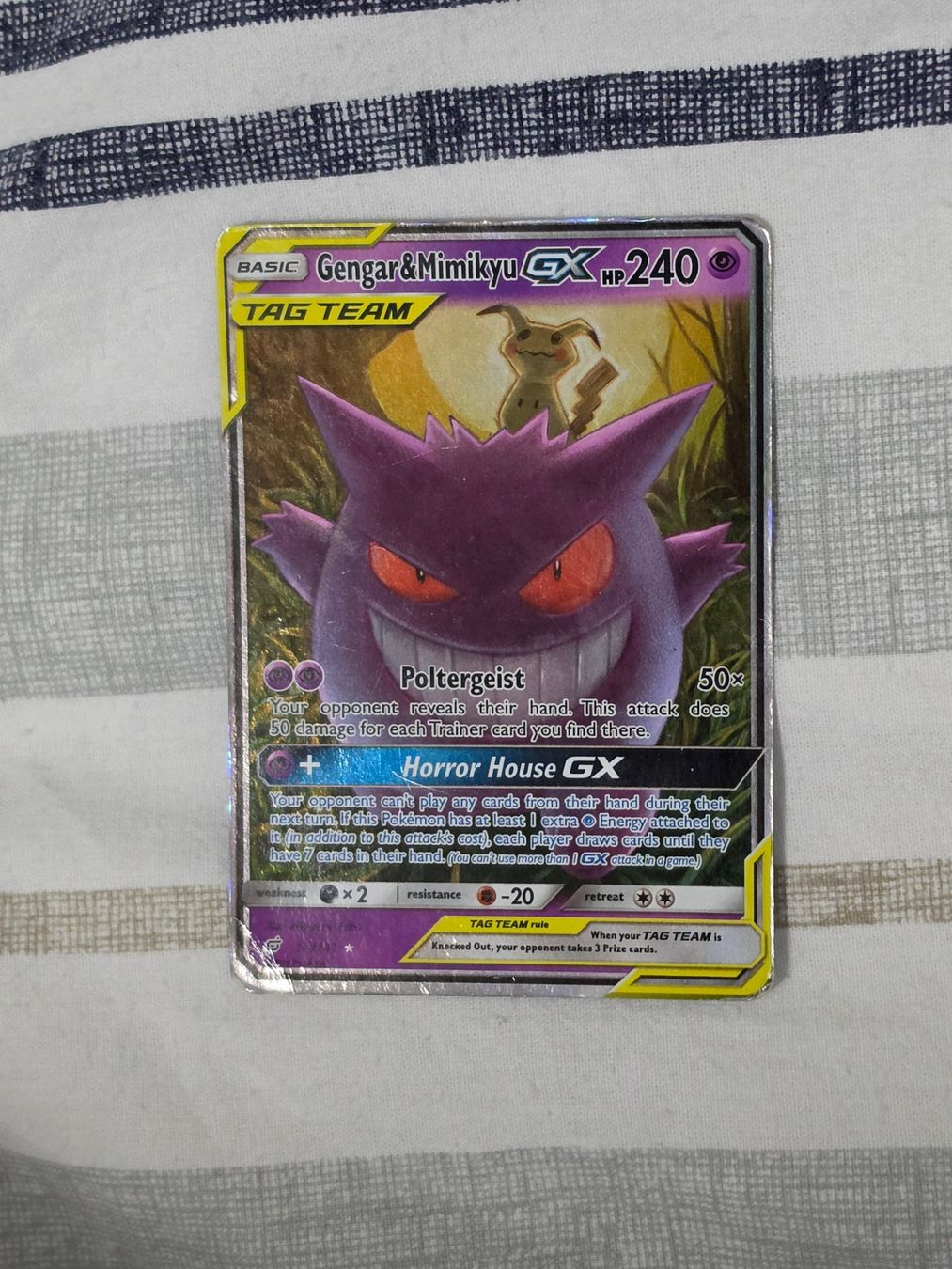 Pokémon Sammelbilder & Trading cards: Gengar & Mimikyu GX Tag Team 53 – Gebraucht aus Binningen von oscark77 2