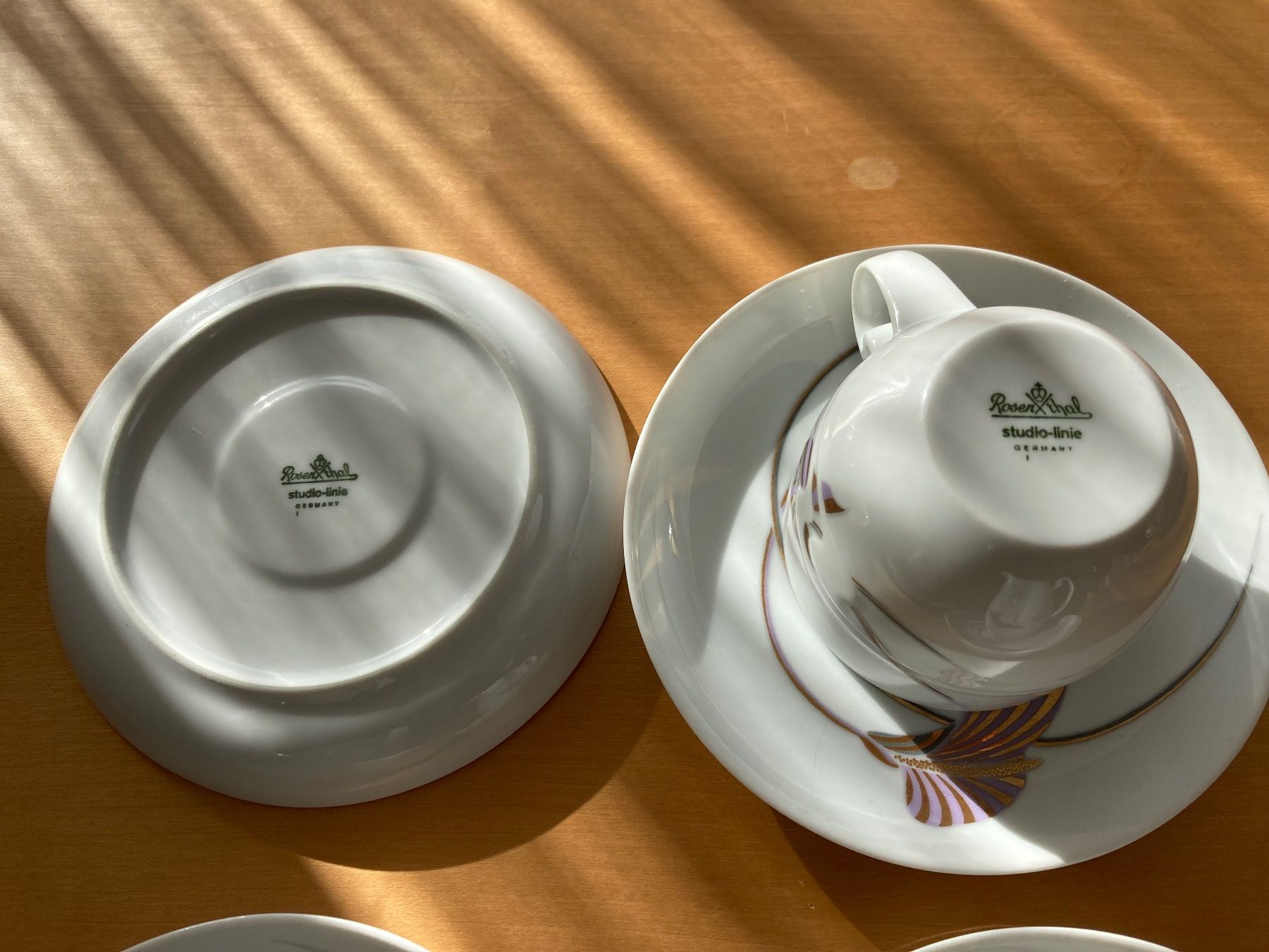 Rosenthal Geschirrsets: Rosenthal Kaffeeservice Asimmetria Goldblume – Gebraucht aus Oberengstringen von Martinp 1
