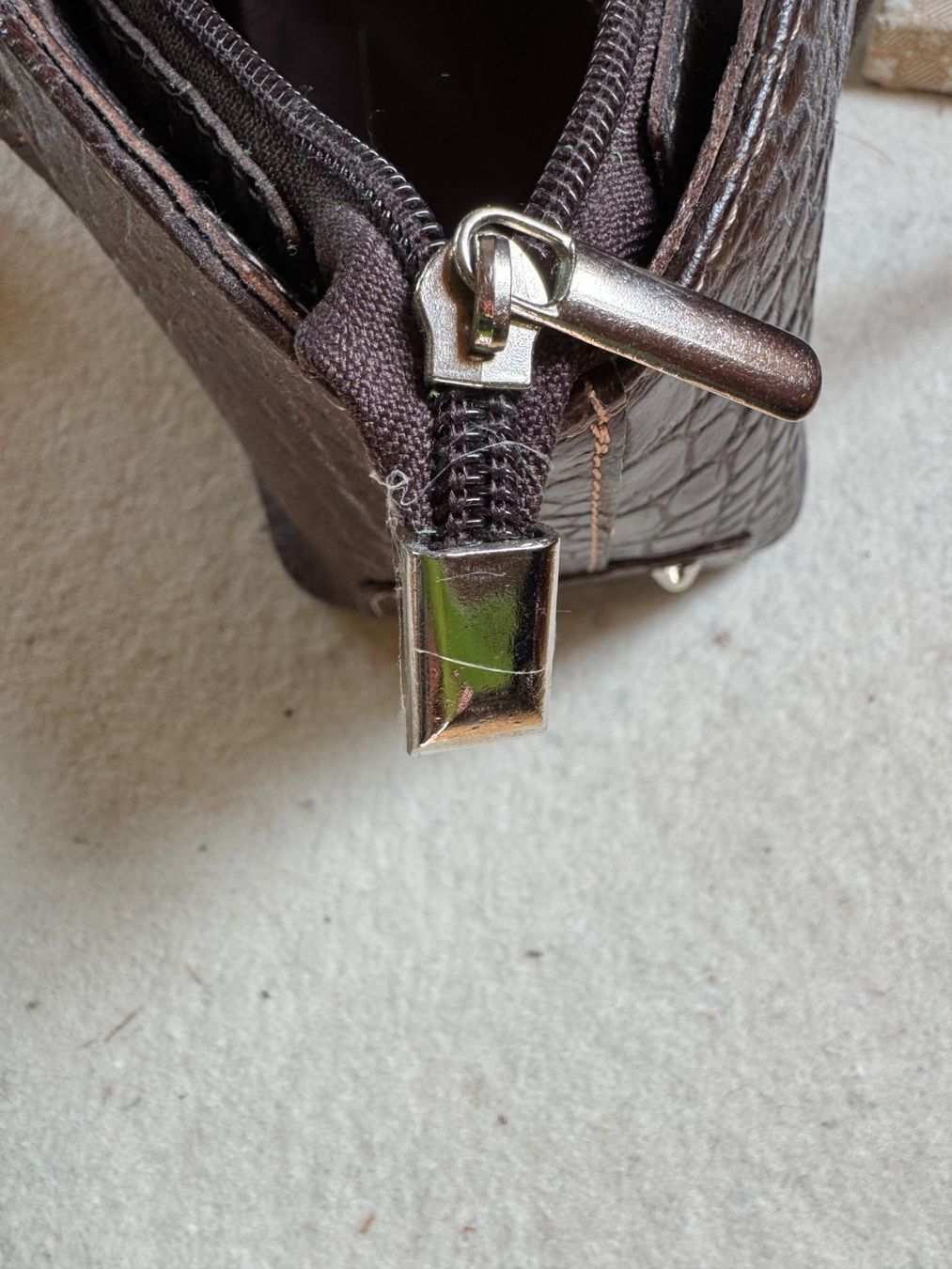 Borse da donna: Leder-Handtasche braun – Nuovo (secondo la descrizione) da Stäfa venduto da Mofi8712 3
