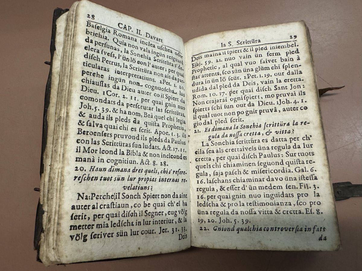 Libri: Buch antiquarisch Leder Einband mit Schliessen  – Usato da Chur venduto da Meriva0 4