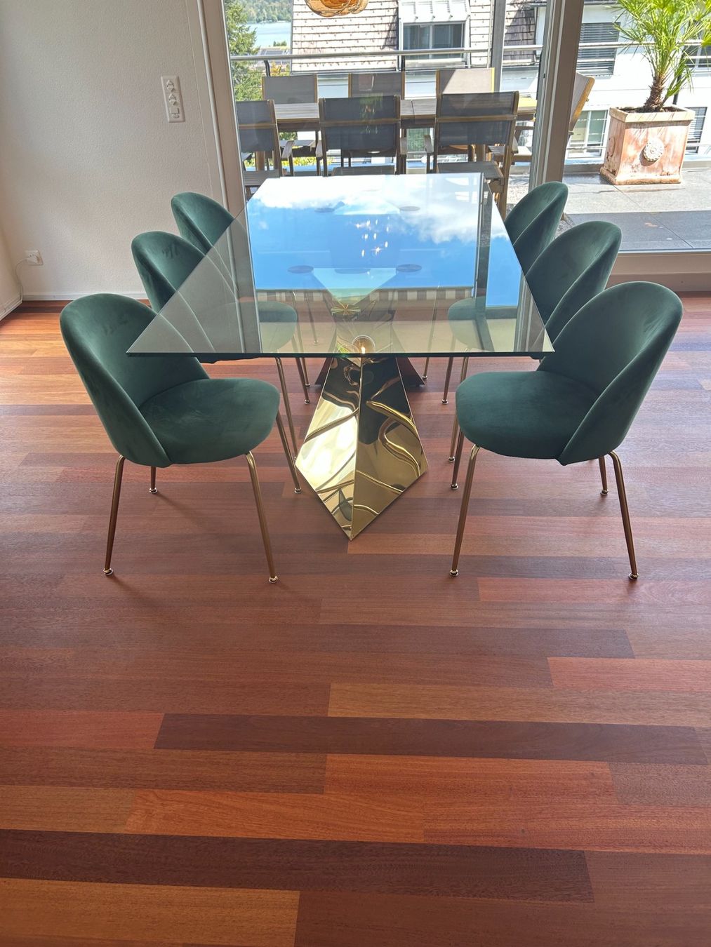 Set de table et chaises: Designer Esstisch mit 6 Stühlen – D'occasion à Maur par UliSeller 3