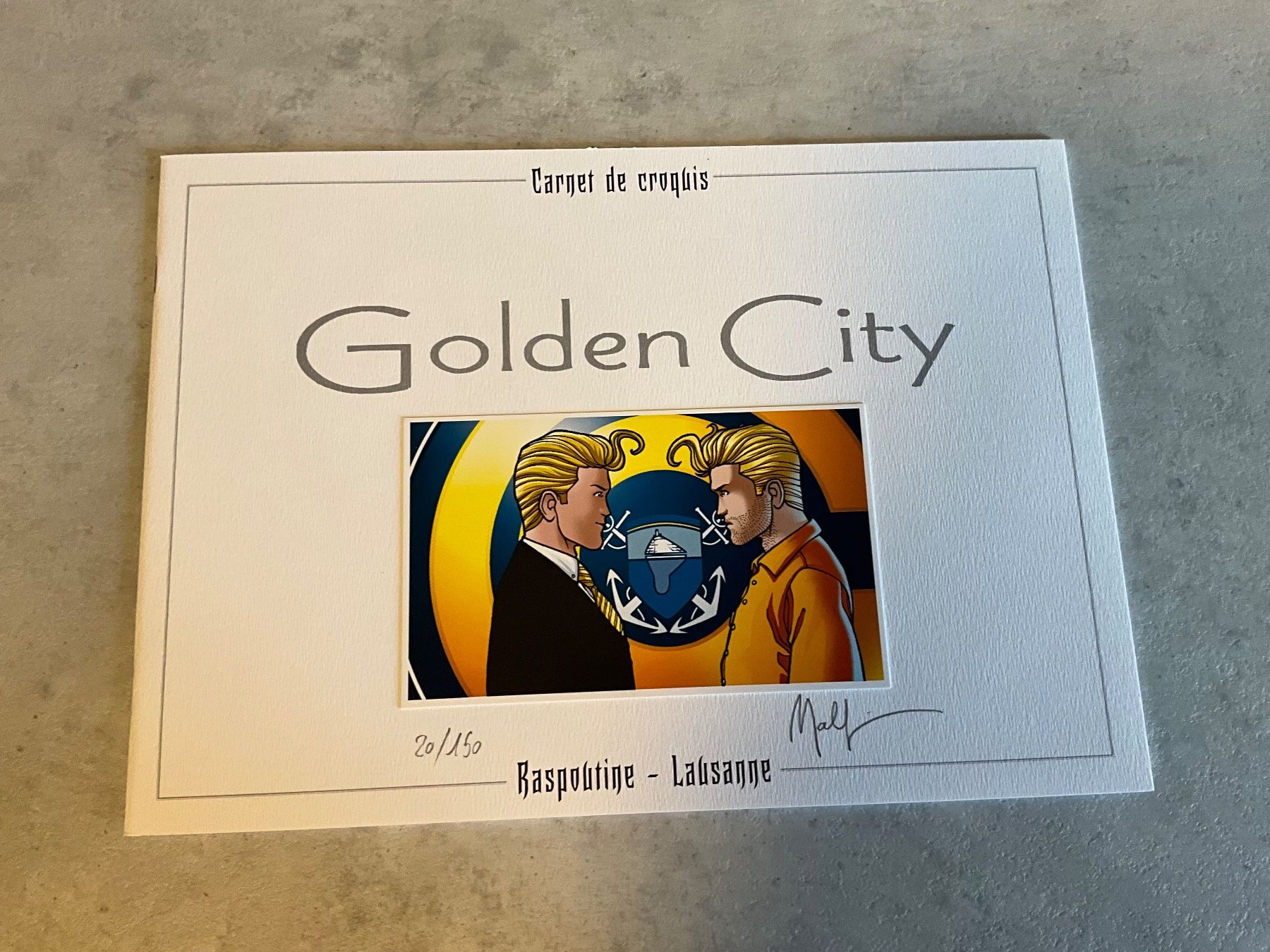 Fumetti: Portfolio Malfin Golden City - Raspoutine 01 – Usato da Agriswil venduto da Ueli03
