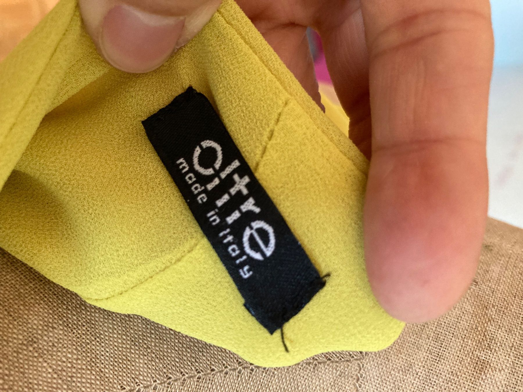 Vestiti: Robe drapée asymétrique moutarde taille 44 – Usato da Genève venduto da ct_fqr8 3