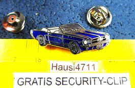 FORD MUSTANG CABRIOLET OFFEN PIN ENAMEL  35mm VINTAGE OLDI