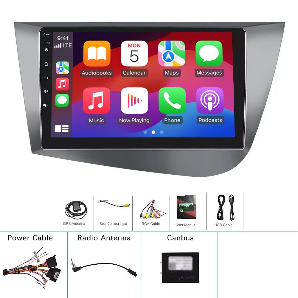 Navigatori: Autoradio Seat Leon Carplay Android Navi GPS – Nuovo e nell'imballaggio originale da Chiasso venduto da online.shop 8