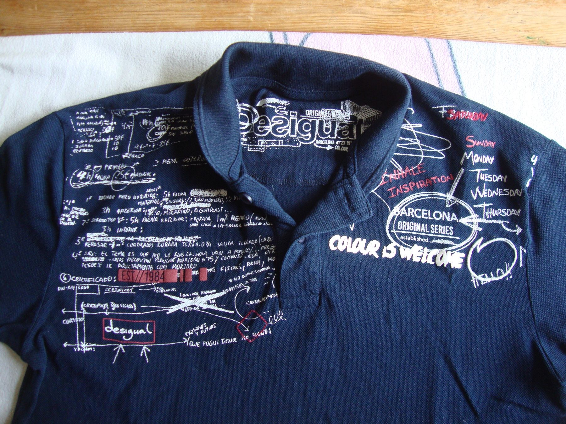 Desigual Hemden, T-Shirts & Polos: Poloshirt von Desigual Gr. S – Neu (gemäss Beschreibung) aus Vernier von Melone74 1