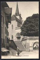 Bienne, eglise protestante, an der Kirch