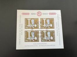 1960 Pro Patria  Block  Ersttag gest. (5441)