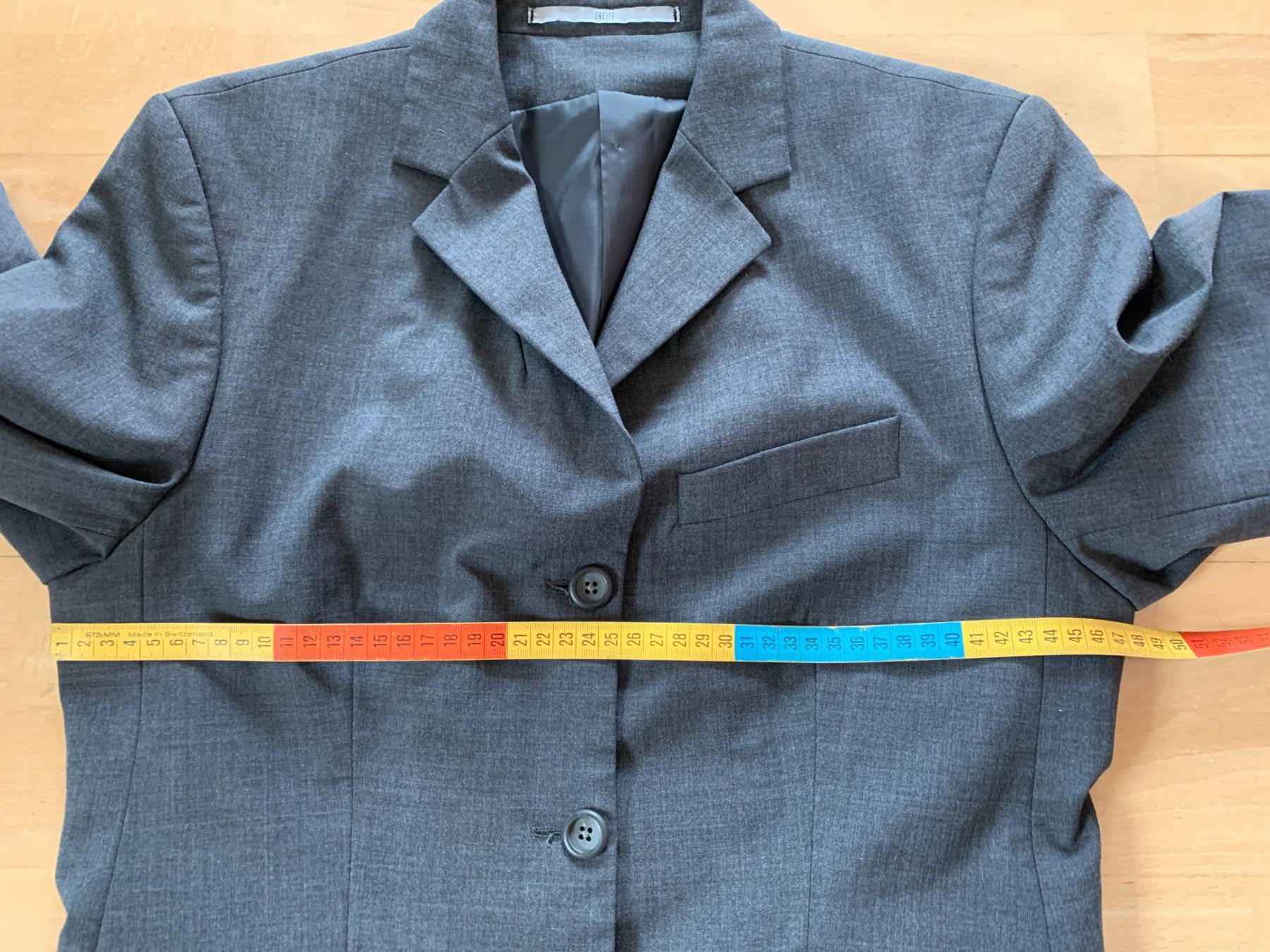 Jacken: Greiff Damen Blazer, Gr. 40, Dunkelgrau – Gebraucht aus Worb von farben20zauber 3