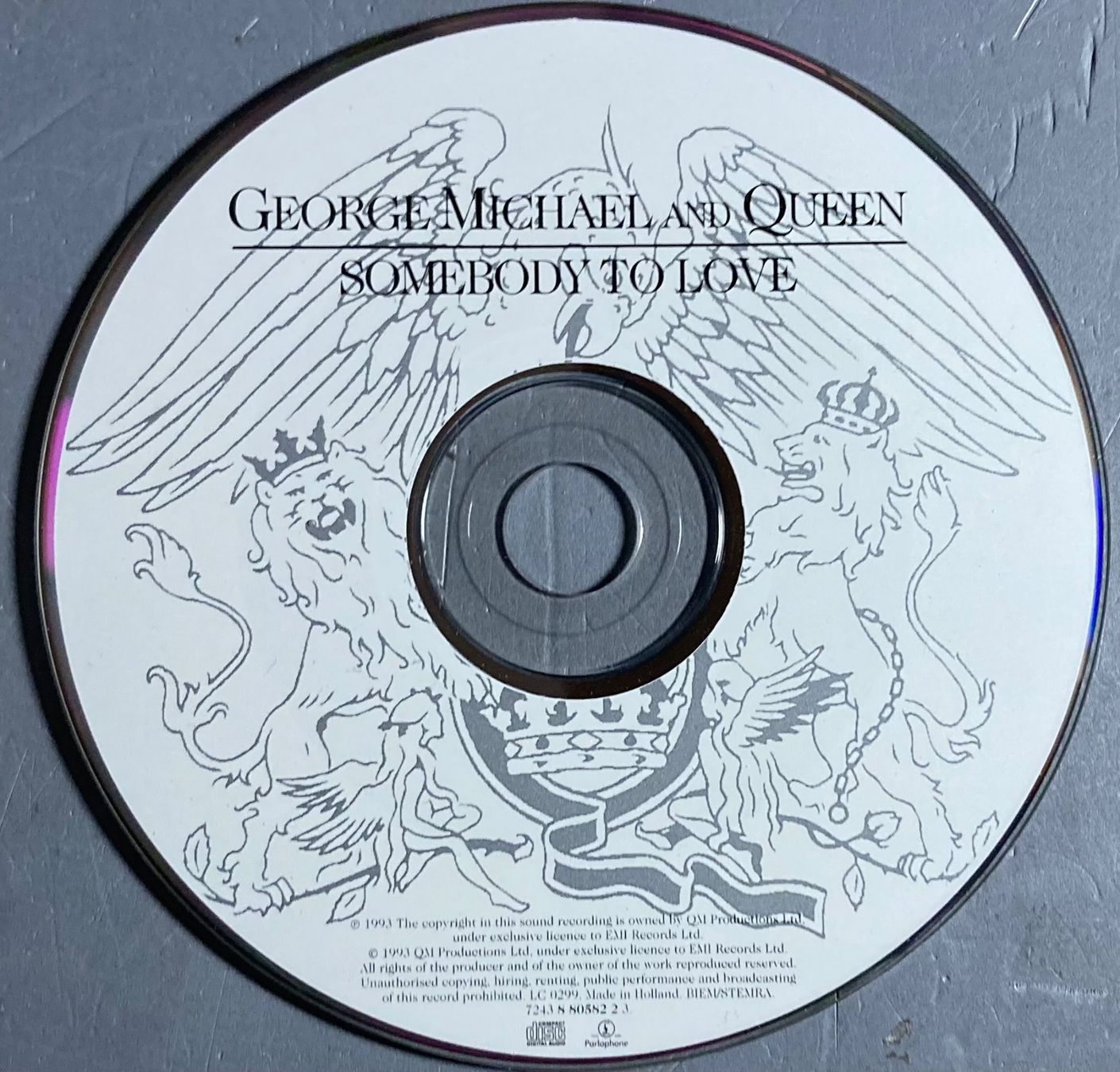 CD: GEORGE MICHAEL AND QUEEN - SOMEBODY TO LOVE – Usato da Poliez-Pittet venduto da Newtown-Records 1