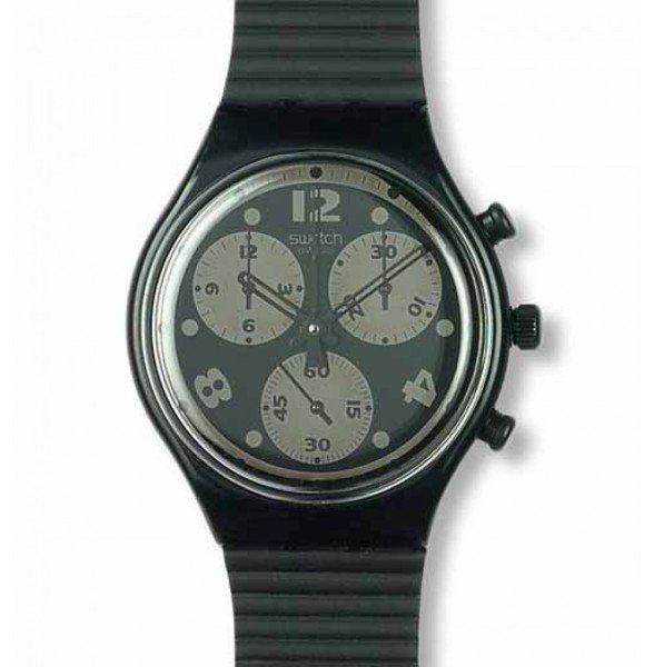 Swatch Uhren: SWATCH Chronograph SCB 110 Moon Shadow von 1993 – Neu und originalverpackt aus Heerbrugg von bue_64