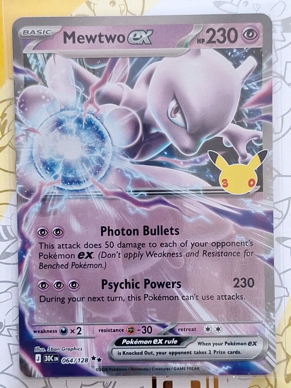Pokémon Carte collezionabili: Mewtwo Ex - 30th Celebration - Pokémon – Usato da Altstätten SG venduto da GGsGameshop
