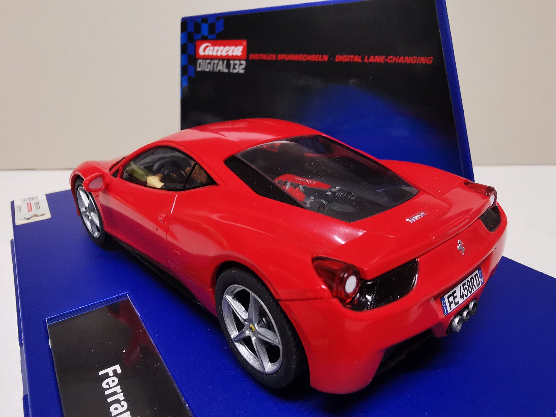 Ninco Piste: Ninco Digital, Carrera Ferrari 458 mit Licht – Usato da Winterthur venduto da Lonpos1 3