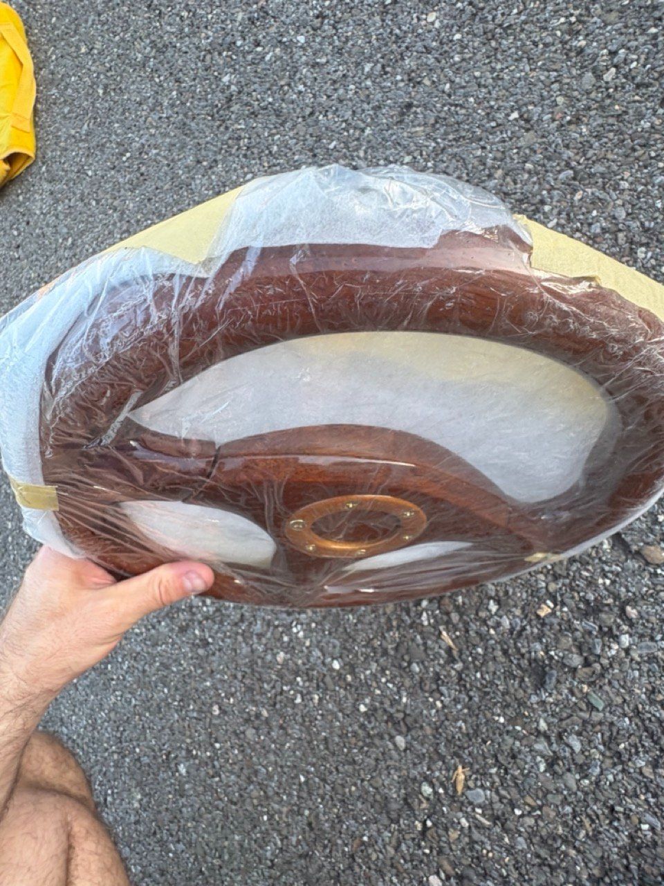 Toutes les pièces auto: Neues Echtholzlenkrad für Boot oder Auto – Neuf avec emballage d'origine à Ruswil par Tigerfighter7 2