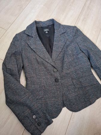 Damen Kostüm Kariert Mexx Jacke Rock Grösse 42