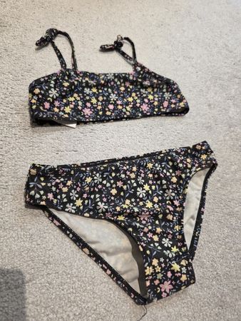 Bikini Primark Kinder Blumenmuster, Grösse 110