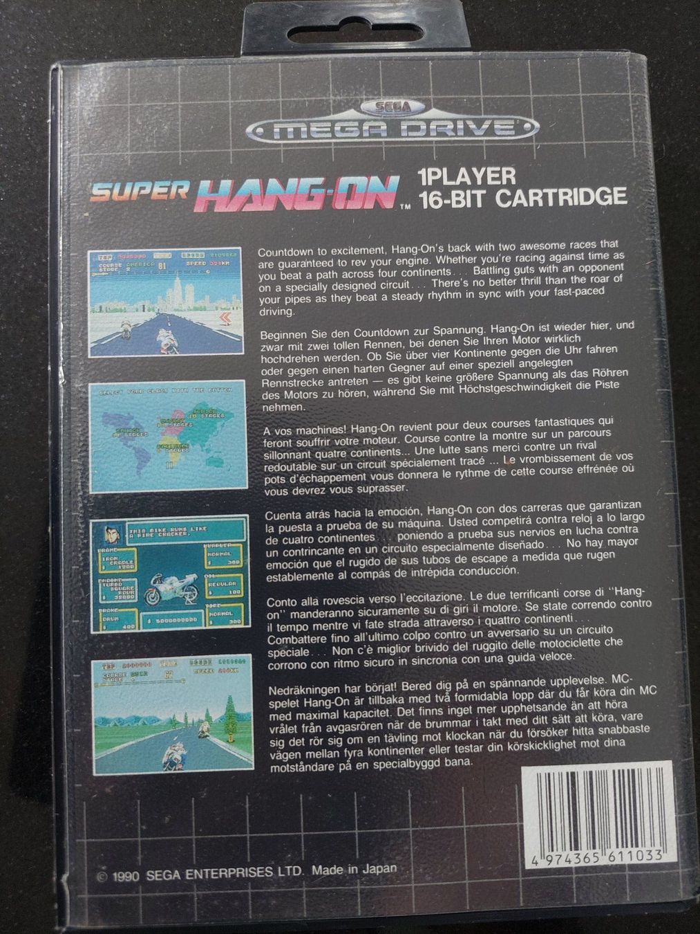 Sega Spiele: SUPER HANG ON (PAL) - SEGA MEGA DRIVE – Gebraucht aus Spiegel b. Bern von Natix 1