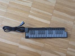 Korg nanoKEY Fold faltbare MIDI-Tastatur mit USB-Kabel