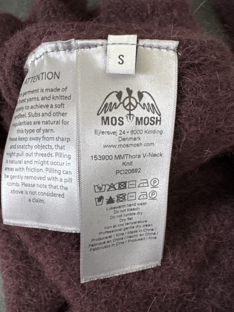 Mos mosh Maglioni & Felpe: Mos Mosh Pullover Gr.S, warmer Winter Strick in bordeaux – Usato da Fulenbach venduto da yabla91 3