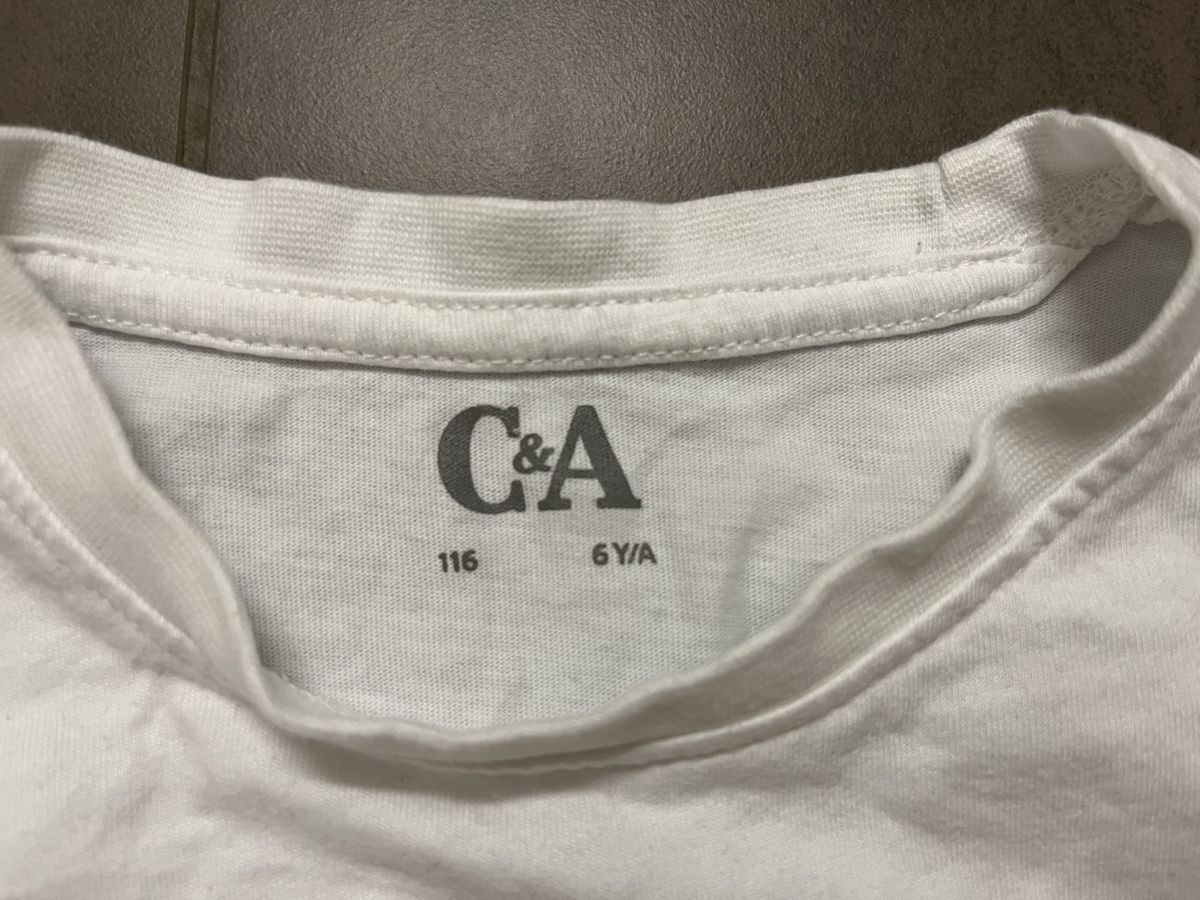 C&A Hemden, T-Shirts & Polos: Langarmshirt weiss 116 6 Jahre – Gebraucht aus Zürich von Gabi_78 1