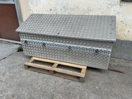 Alu Riffelblech Transportkiste Box Lagerkiste 185x65x85cm