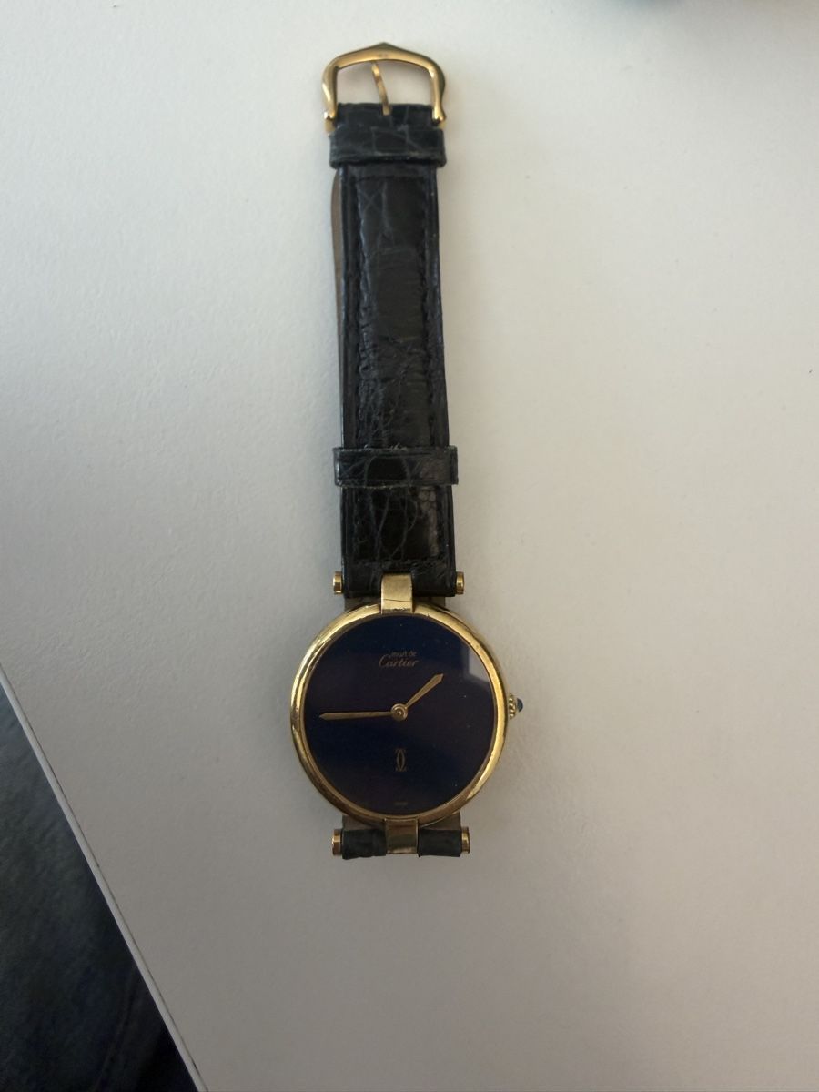 Cartier Montres: Cartier Vendome Must Lapis – D'occasion à Genève par Est1986blkos