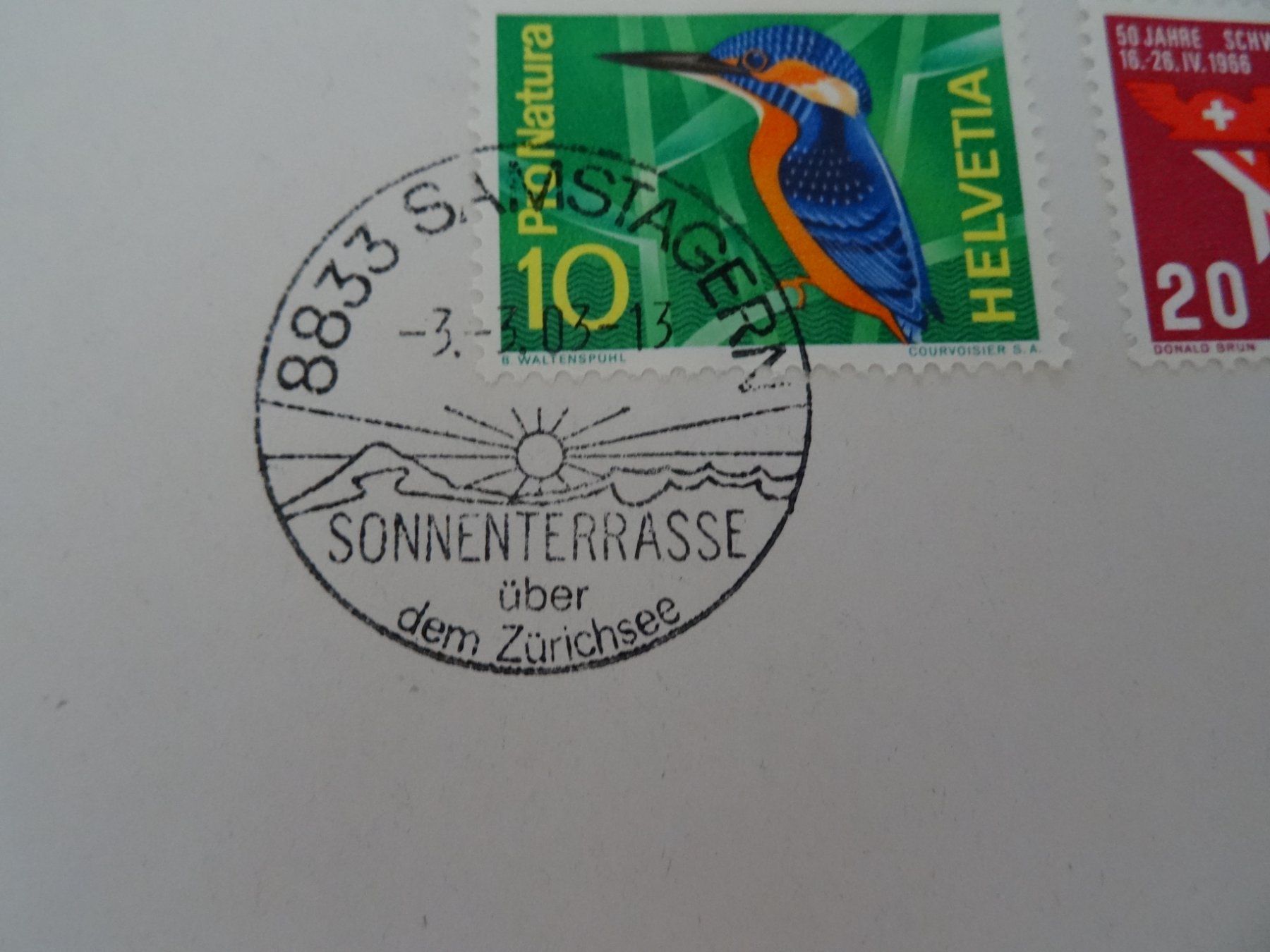 Tutti i francobolli: Schnapszahl Brief 3.3.03 Samstagern – Usato da Lupfig venduto da Hubi64 1