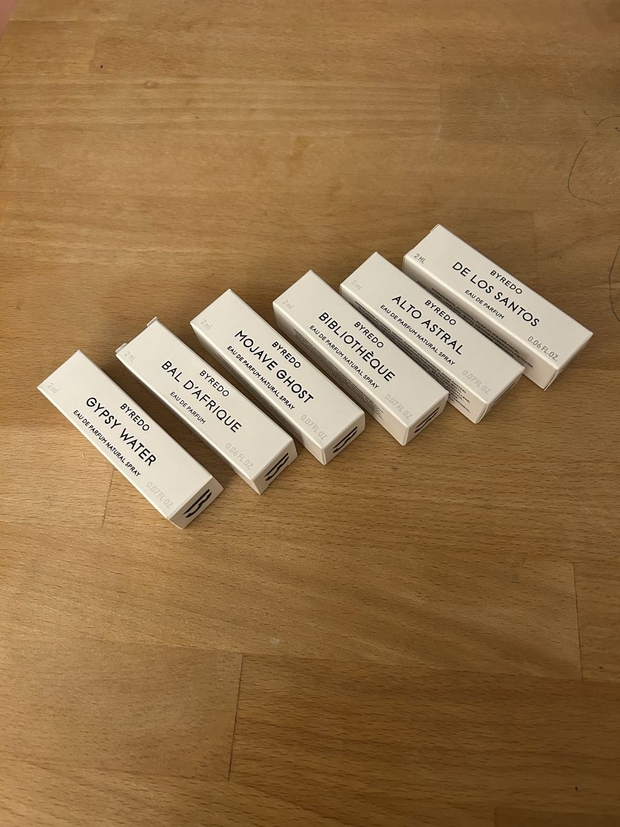 Byredo Parfum & Eau de Toilette: Byredo Sampler Set - garantiert original! – Gebraucht aus Zürich von expedition_dmz 1