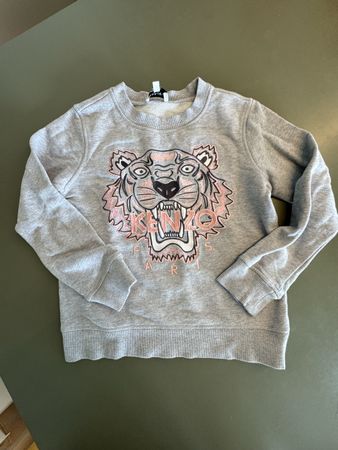 Kenzo Kids Pullover grau Tiger Print Grösse 10A/140