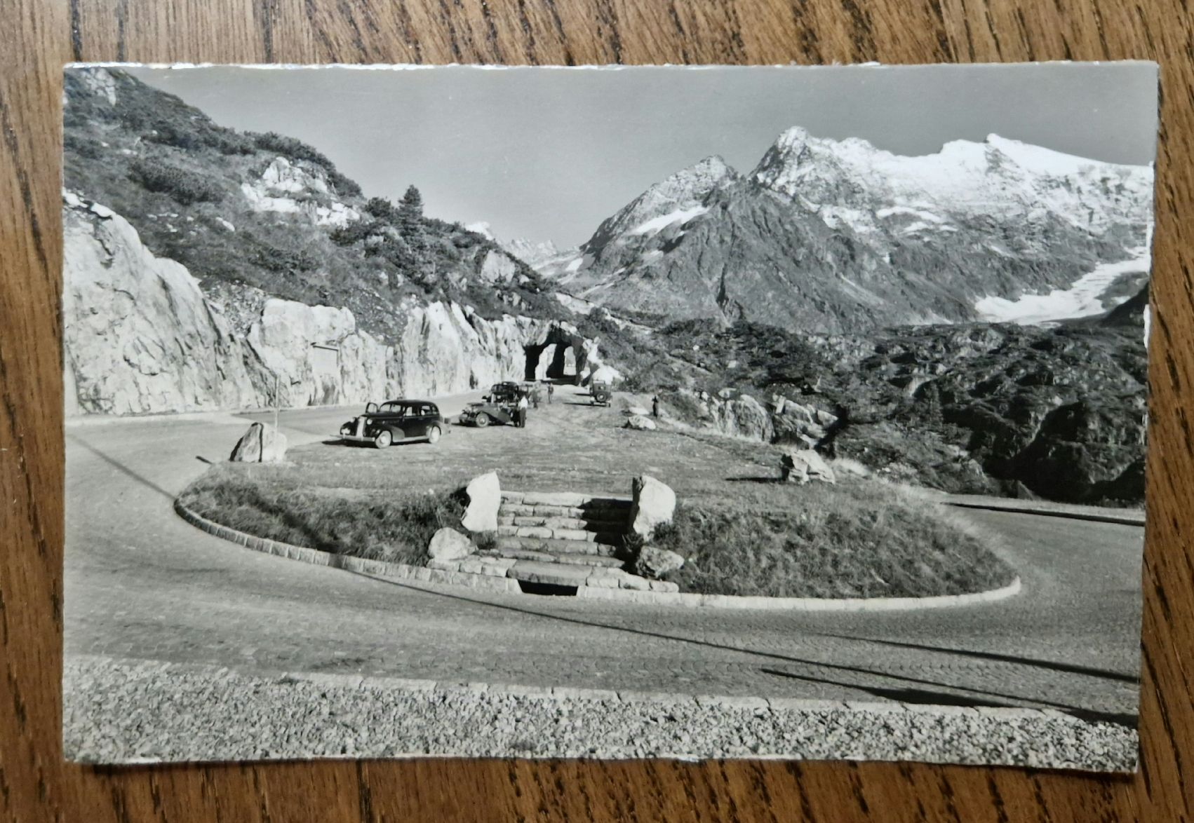 Cartoline postali: Sustenstrasse, Himmelsrank  Oldtimer, Hitelstempel – Usato da Ebikon venduto da Donar50