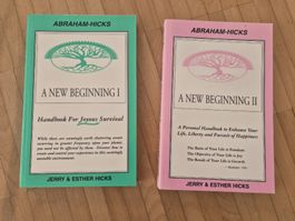 2 Bücher a new Beginning 1 & 2, englisch, Abraham-Hicks
