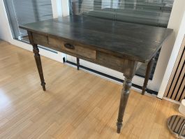 Vintage-Schreibtisch aus Holz mit Schublade