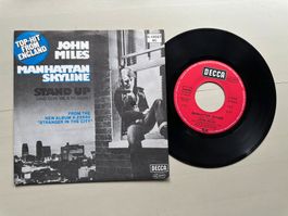 JOHN MILES tolle Manhatten Skyline Single Top Kult 70's