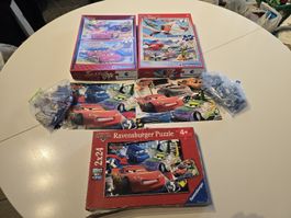 Disney Puzzle Set Cars und Planes 3er Pack gebraucht