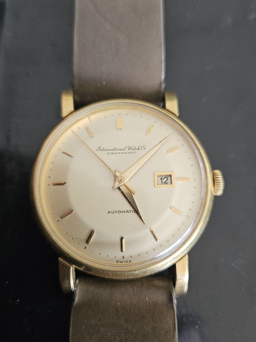 IWC Orologi: IWC Gold 750k Automatic  – Usato da Adlikon b.Regensdorf venduto da kuka02