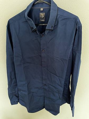 Original Hemd von Manor blau XL