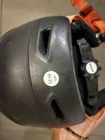 Uvex Skihelm mit Visier schwarz Grösse 52-54 cm