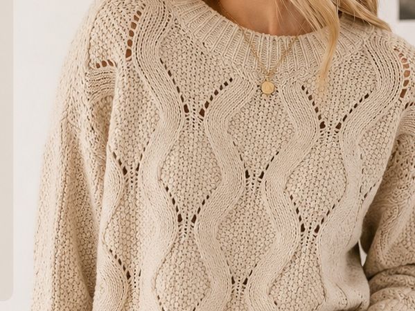 H&M Maglioni & Felpe: H&M Strickpullover, Beige, Gr. M, neuwertig, Herbst 🍂 – Usato da Andwil SG venduto da mia_ryy5