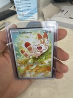 Pokemon TCG Karte Scorbunny Deutsch Sammlerstück gut erhalte
