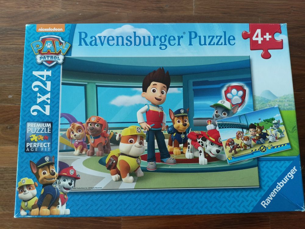 Puzzle Ravensburger PawPatrol 2x24 ab 4 Jahren (Gebraucht) in Glattpark ...