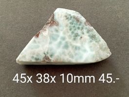 Schöne LARIMAR -Platte 45x38x10 mm