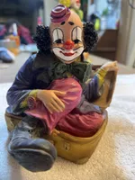 Sammlerstück:Clown Figur im Koffer (d)